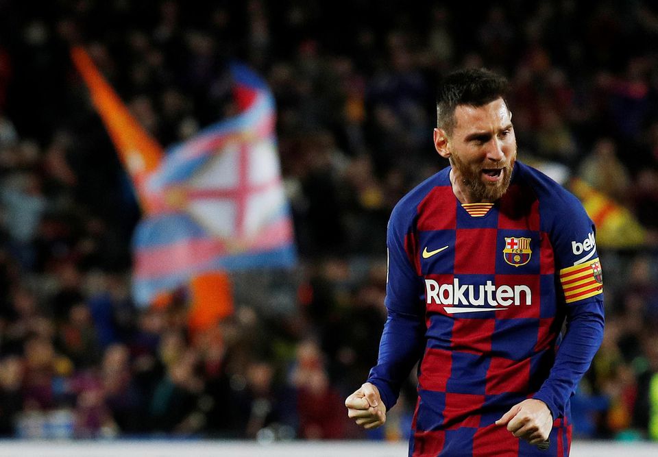 Lionel Messi v zápase proti Celte Vigo