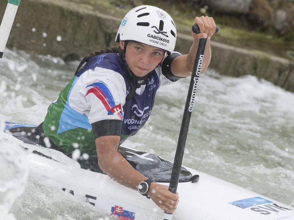 Slovenská reprezentantka vo vodnom slalome Emanuela Luknárová.