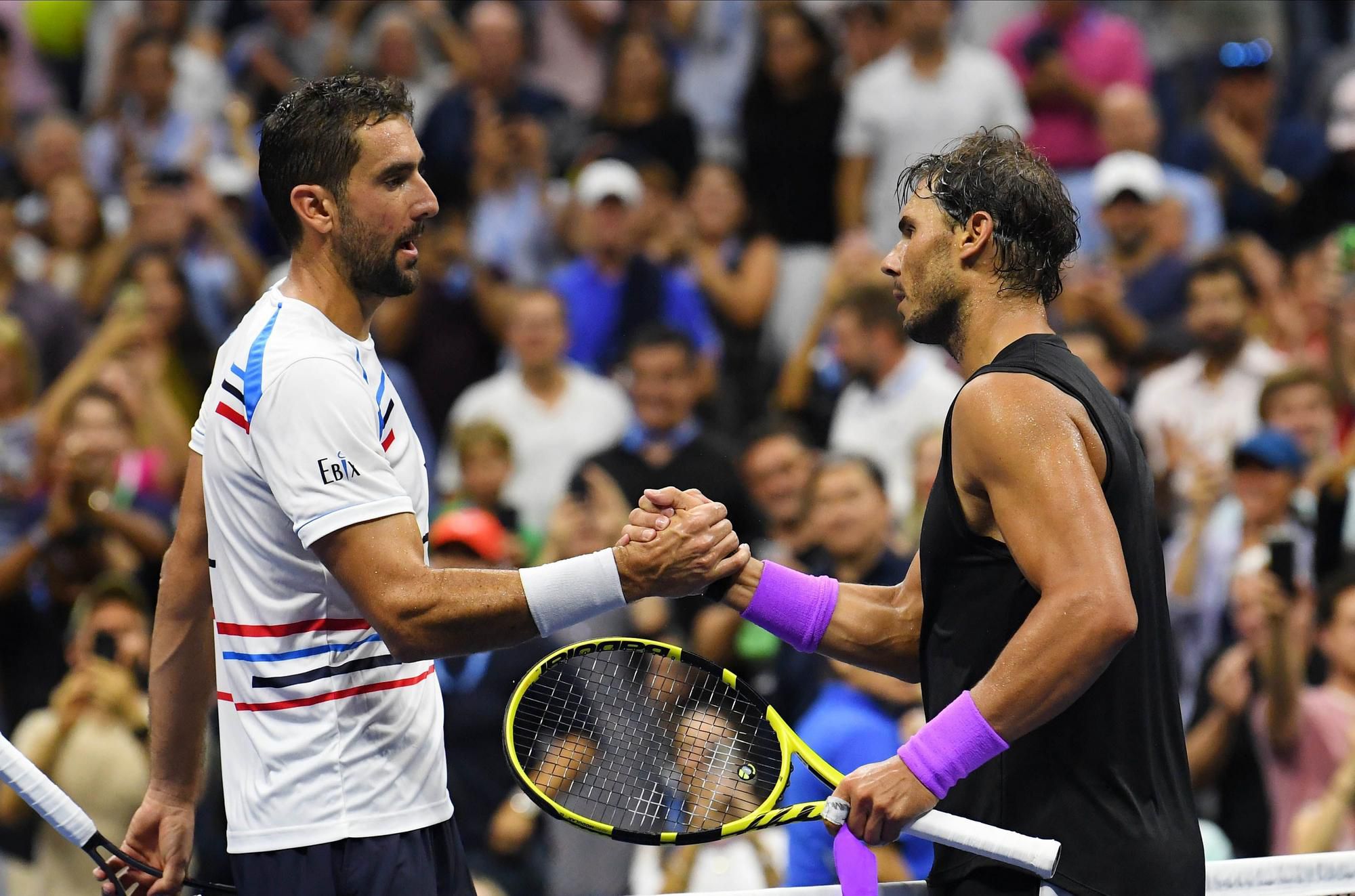 Marin Čilič a Rafael Nadal