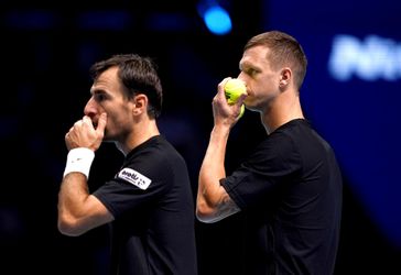 ATP Finals: Polášek s Dodigom prehrali aj v druhom zápase, ich šance na postup sa výrazne znížili