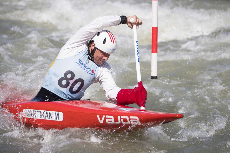 Slovenský reprezentant vo vodnom slalome Michal Martikán.