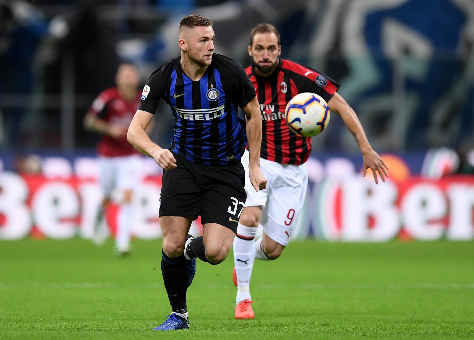 Milan Škriniar v drese Interu Miláno.