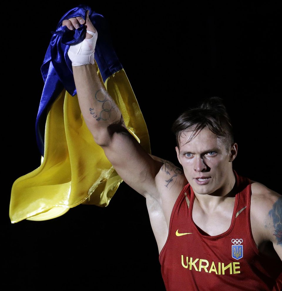 Ukrajinský boxer Oleksandr Usyk.