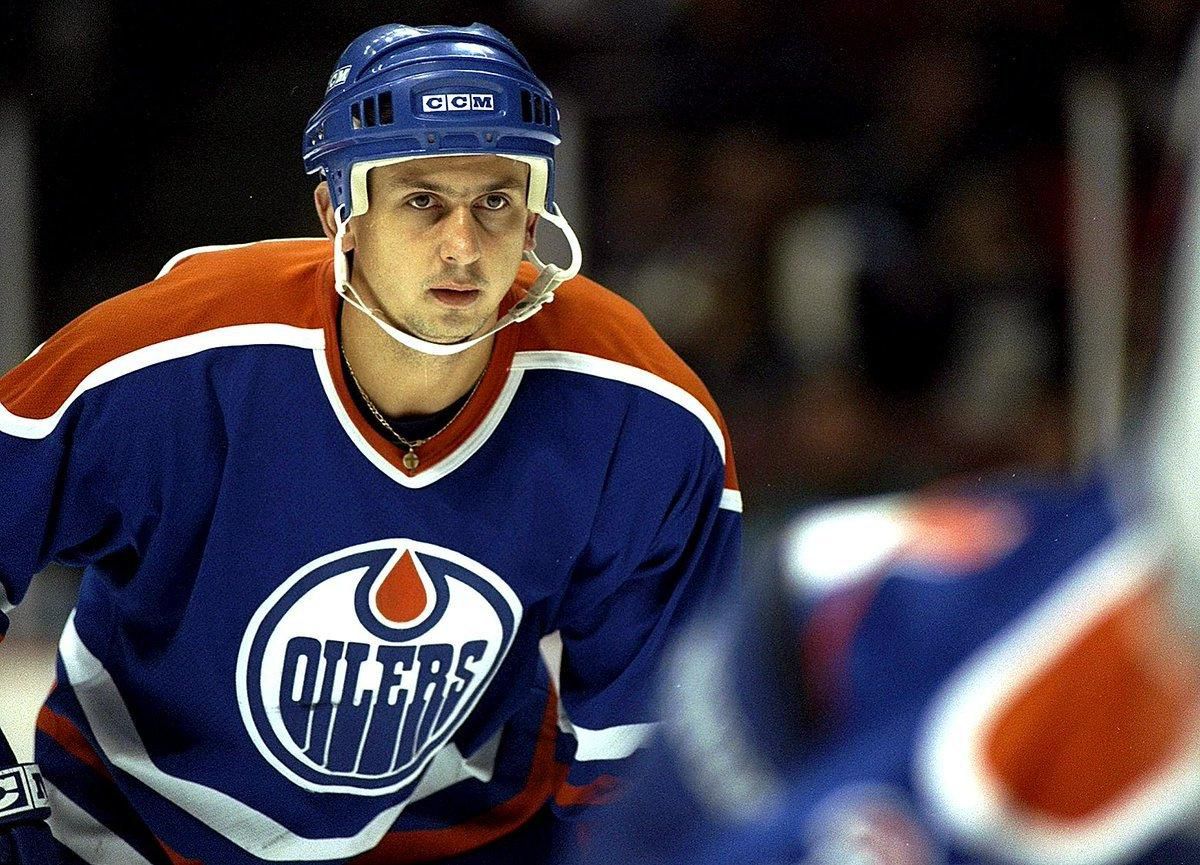 Zdeno Cíger ako hráč Edmontonu Oilers