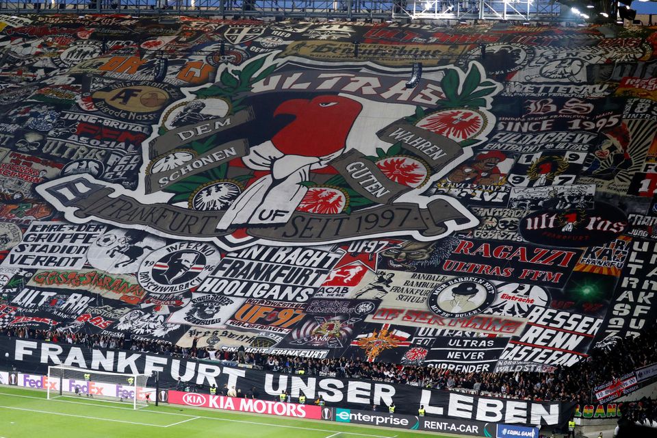 Fanúšikovia Eintrachtu Frankfurt