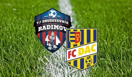 TJ Družstevník Radimov - FC DAC 1904 Dunajská Streda (Slovnaft Cup)