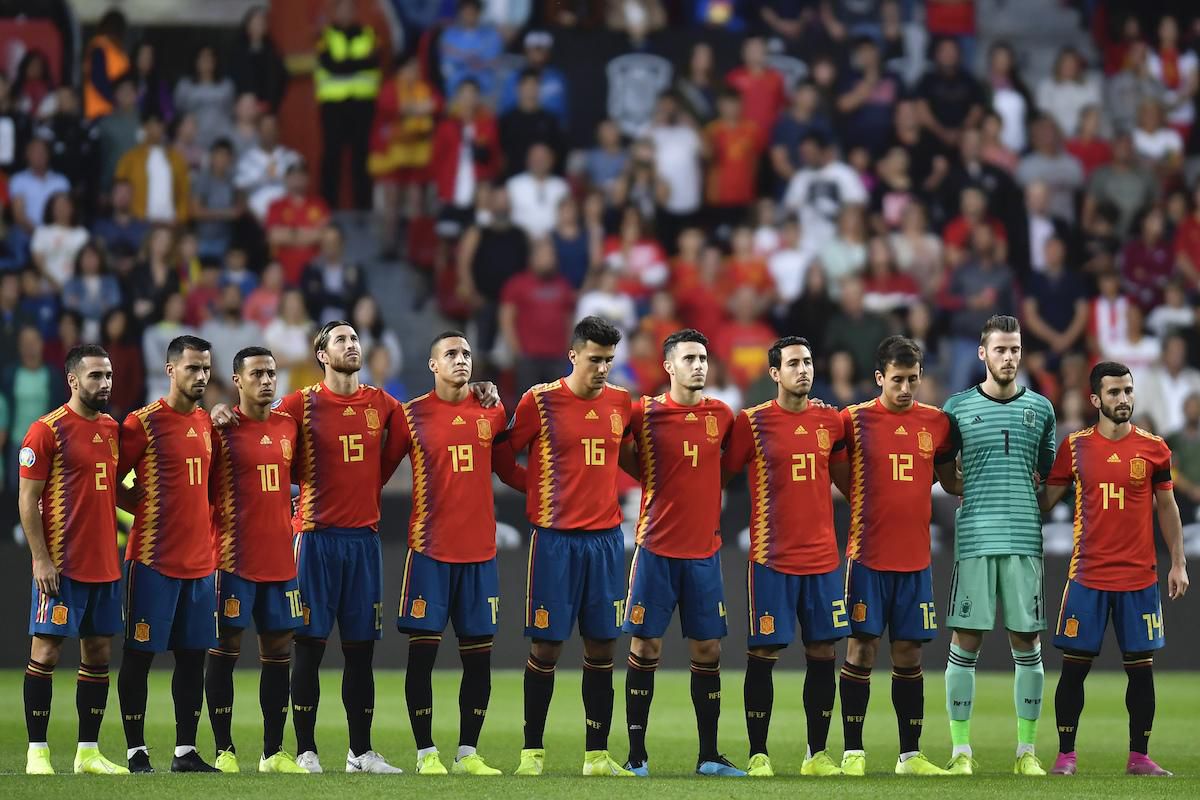 Španielski futbalisti.