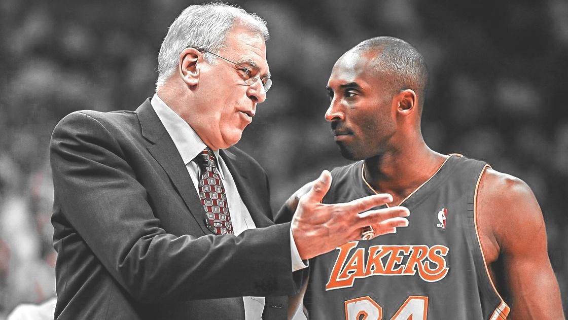 Phil Jackson a Kobe Bryant