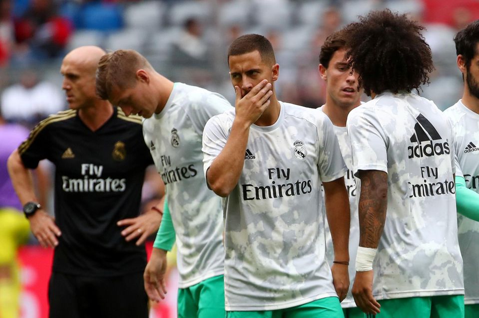 Smútok hráčov Realu Madrid