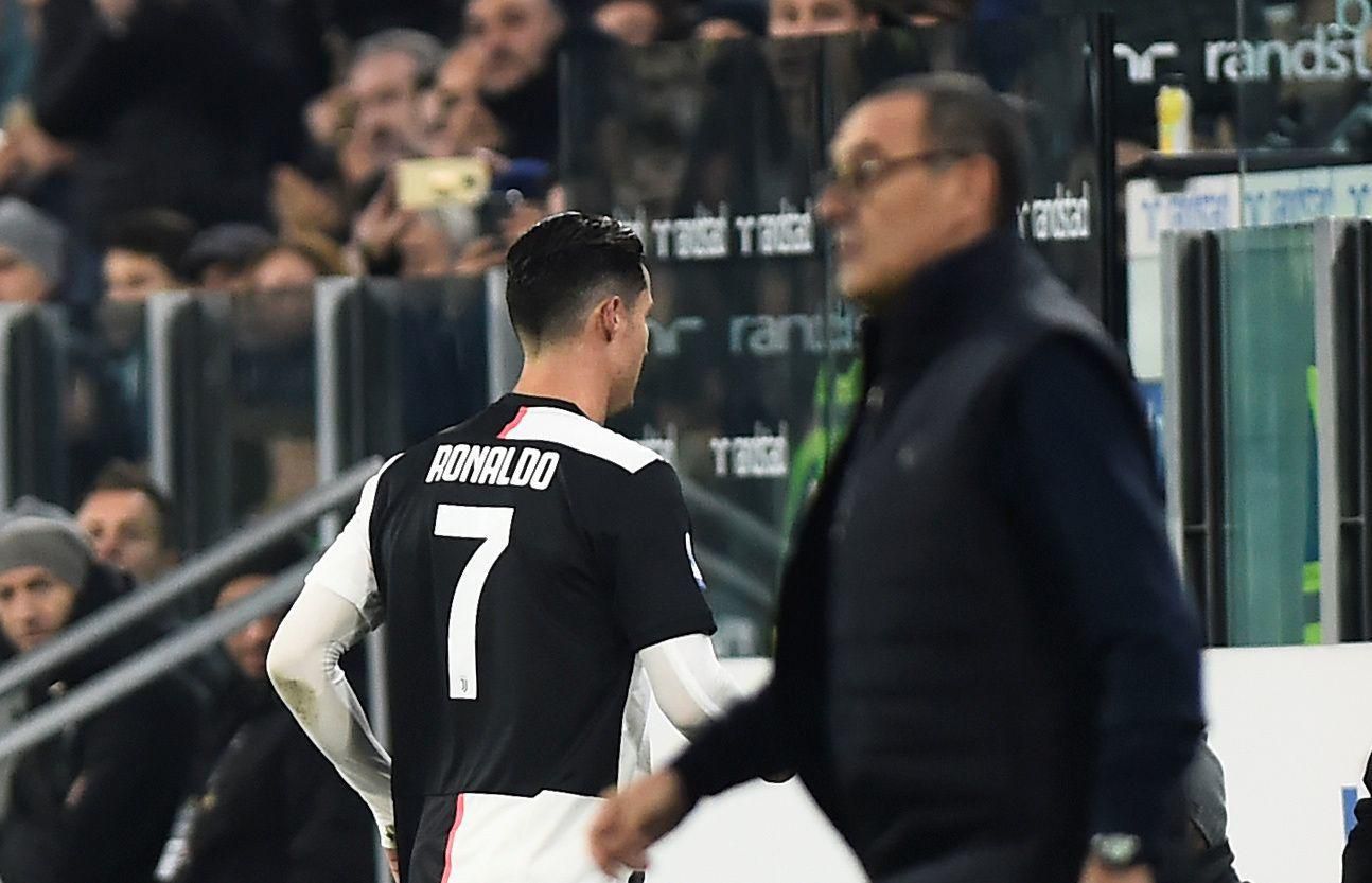 Cristiano Ronaldo a Maurizio Sarri, Juventus