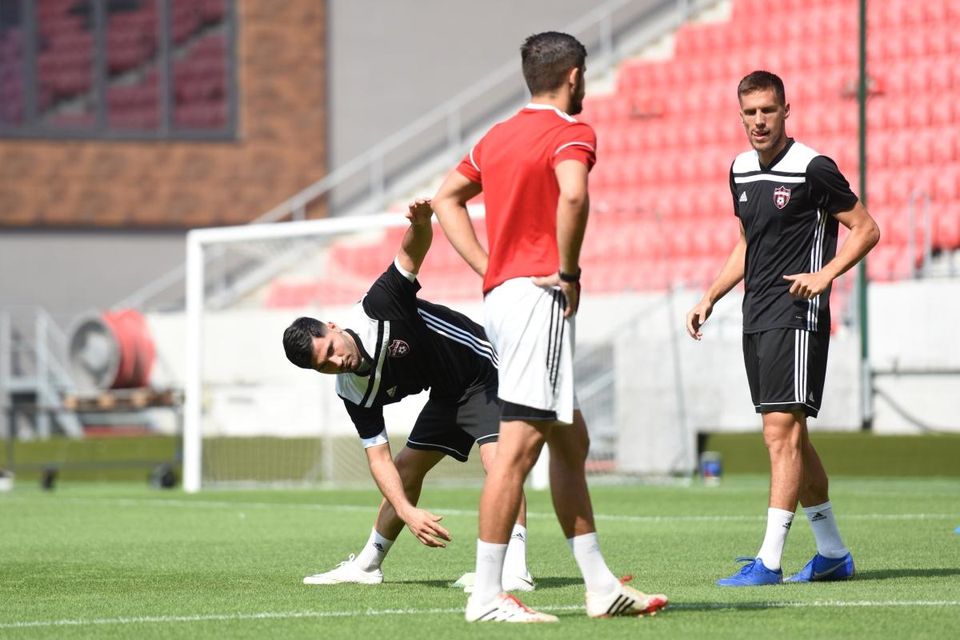 Kubilay Yilmaz začína s tréningom.