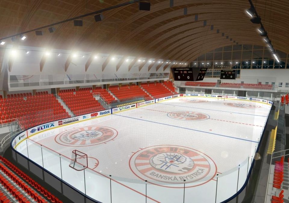 Hokejový štadión v Banskej Bystrici