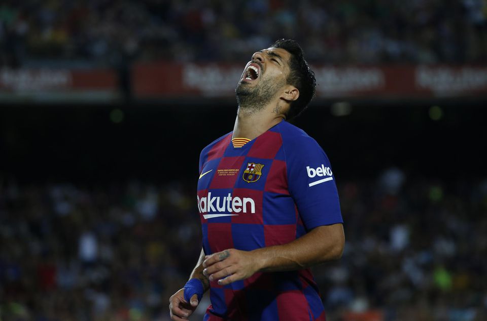 Luis Suárez v drese FC Barcelona.