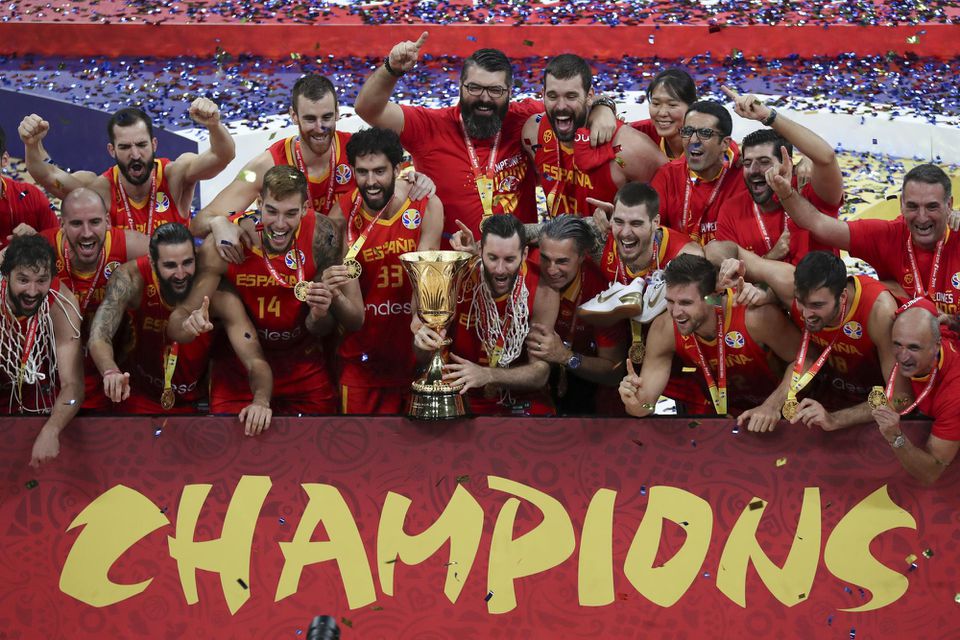 Španielsko oslavuje titul na MS v basketbale