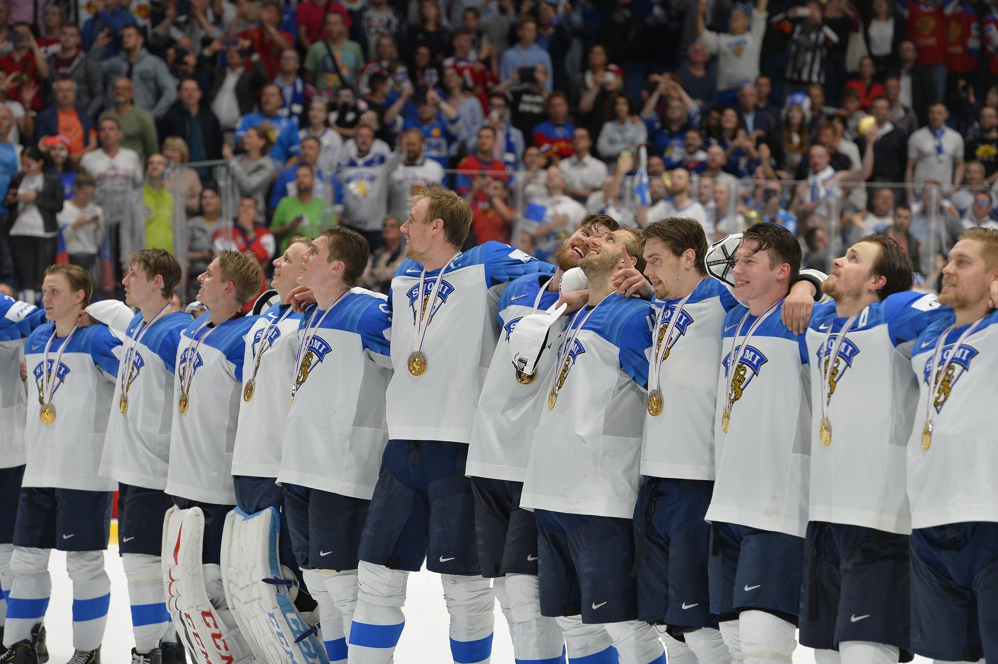 Fínsko oslavuje triumf na MS v hokeji 2019