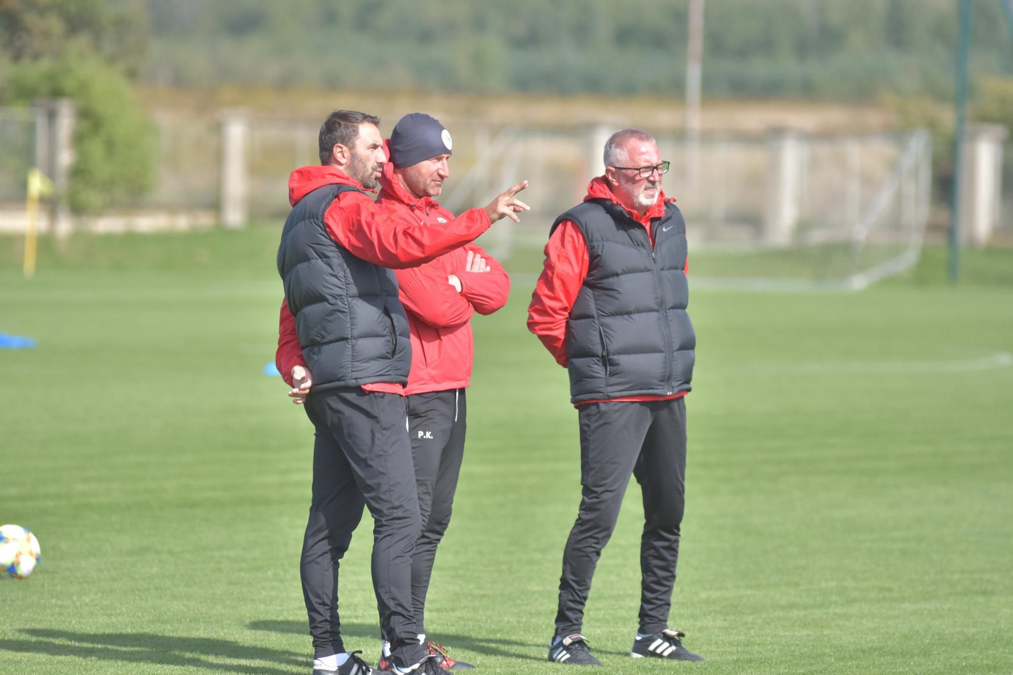 Martin Ševela počas tréningu v novom pôsobisku Zaglebie Lubin.