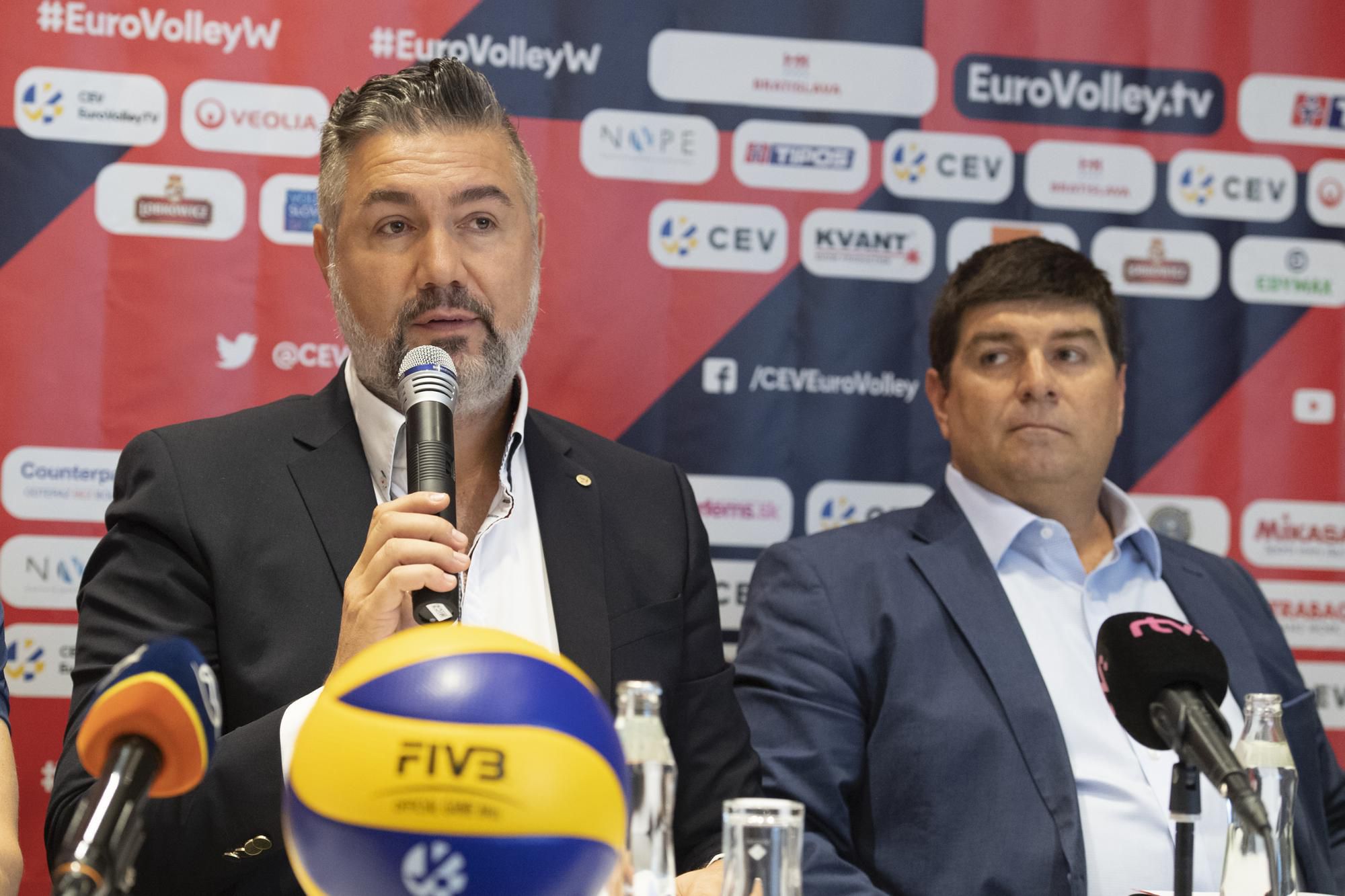 Prezident Slovenskej volejbalovej federáci Martin Kraščenič