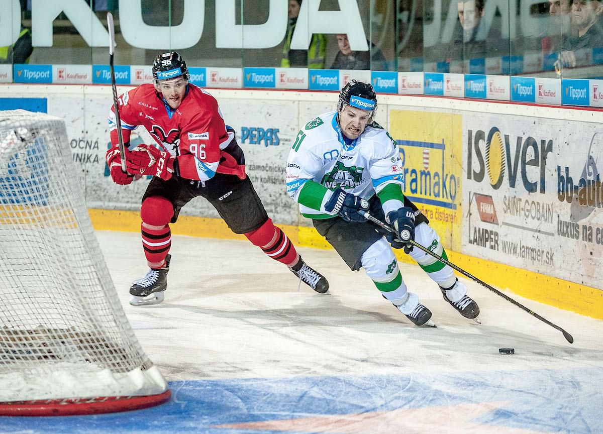 Juraj Jurík (Nové Zámky) a Brenden Miller (Banská Bystrica).