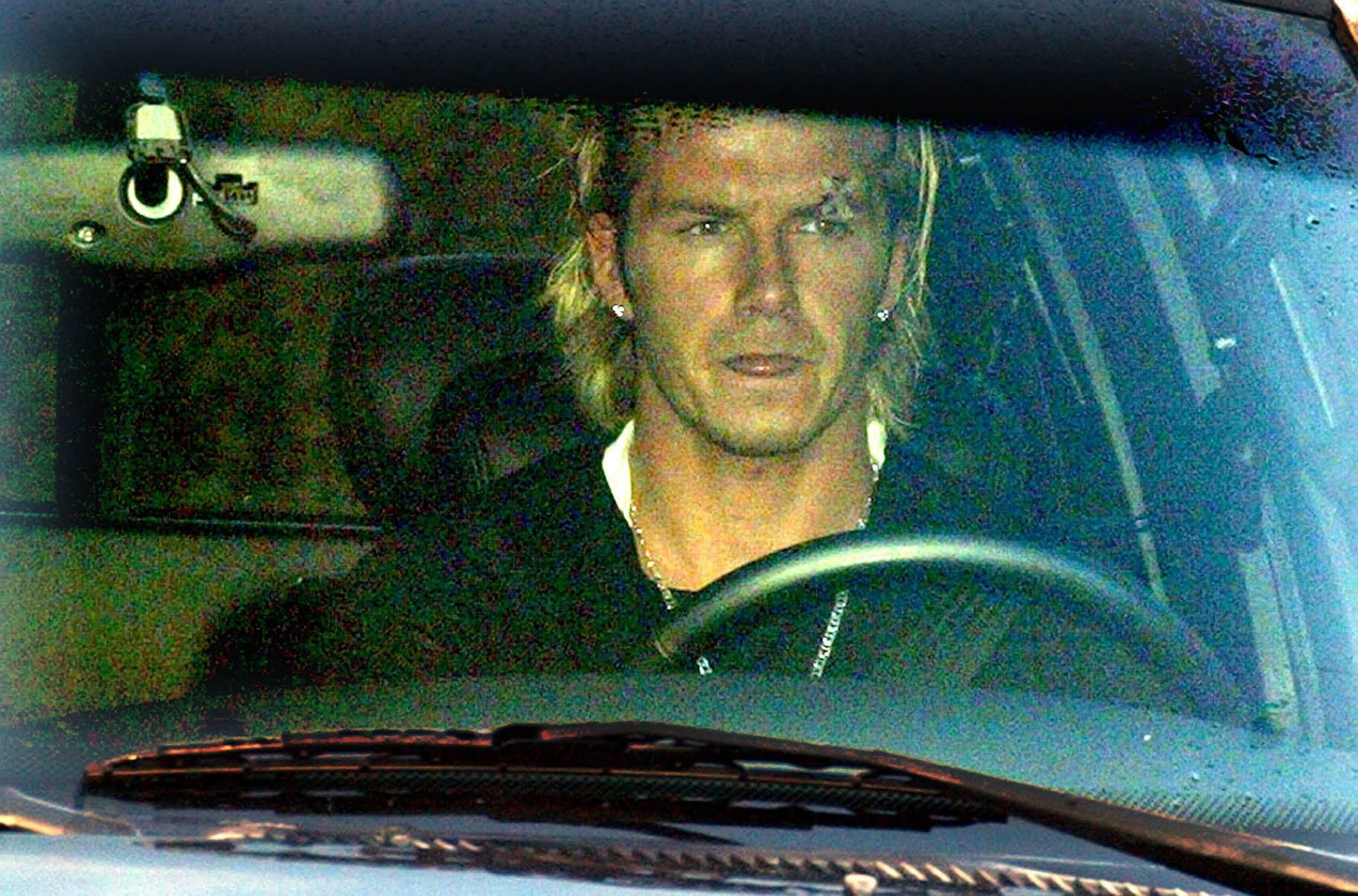 David Beckham po incidente s Alexom Fergusonom