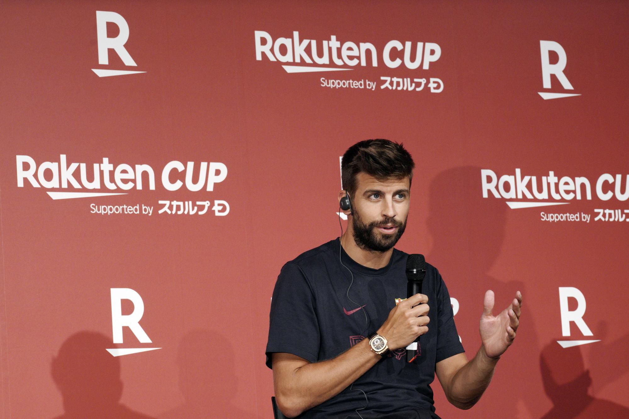 Obranca FC Barcelona Gerard Piqué.