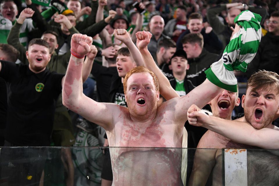 Fanúšikovia Celticu Glasgow.