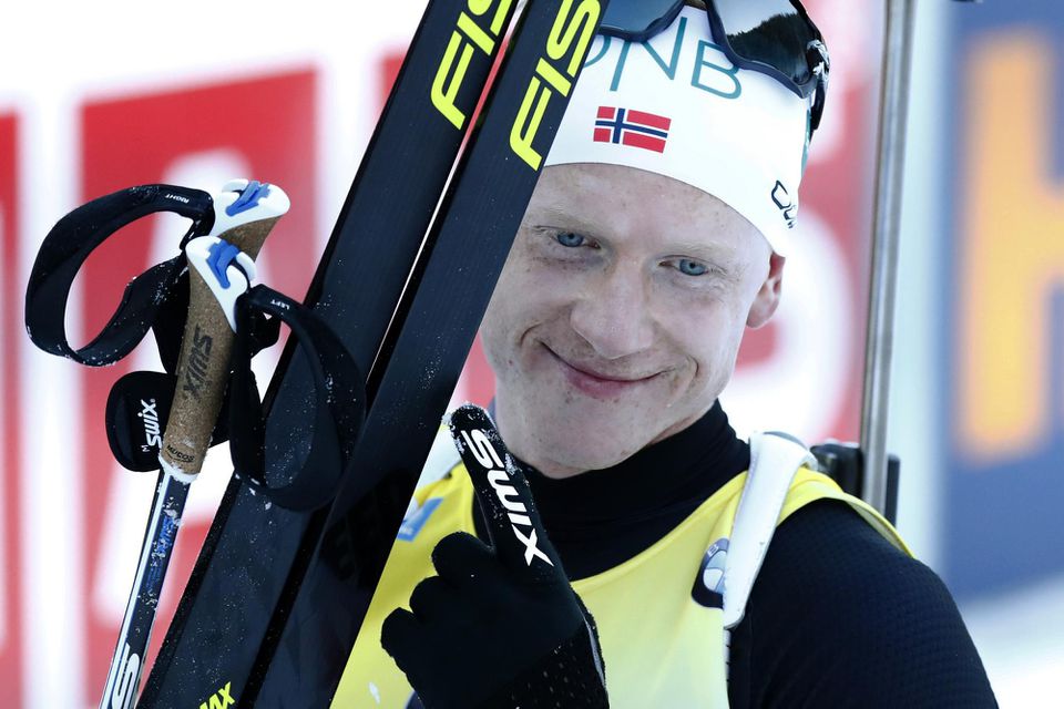Norský biatlonista Johannes Thingnes Bö.