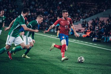 Českí futbalisti nestačili v príprave na Severné Írsko, Egypt s tesným triumfom