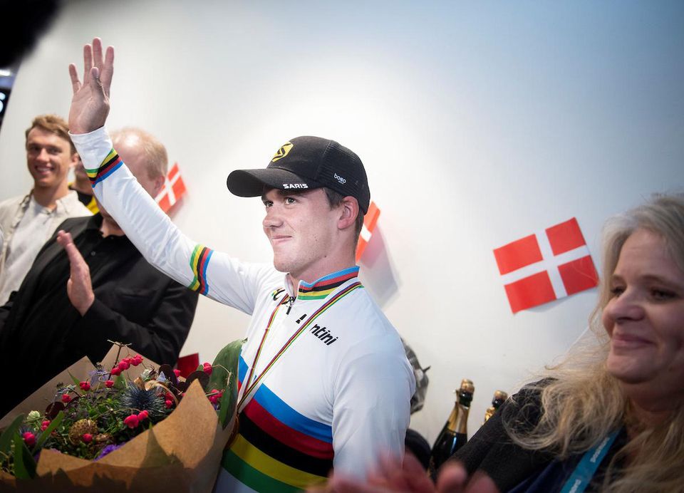 Dánsky cyklista Mads Pedersen.