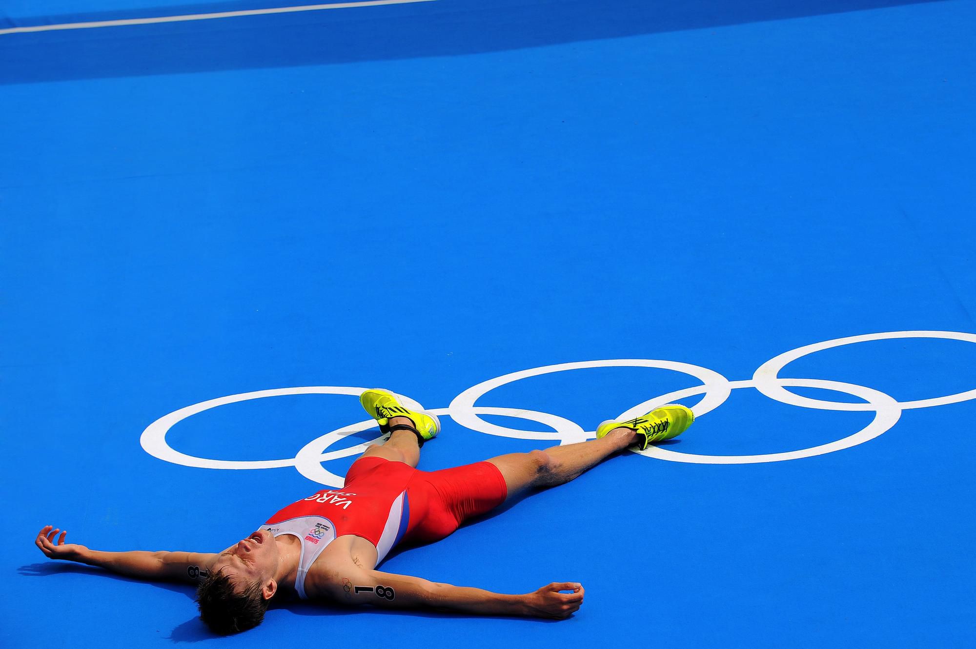 Richard Varga v cieli na Olympijských Hrách v Londýne 2012