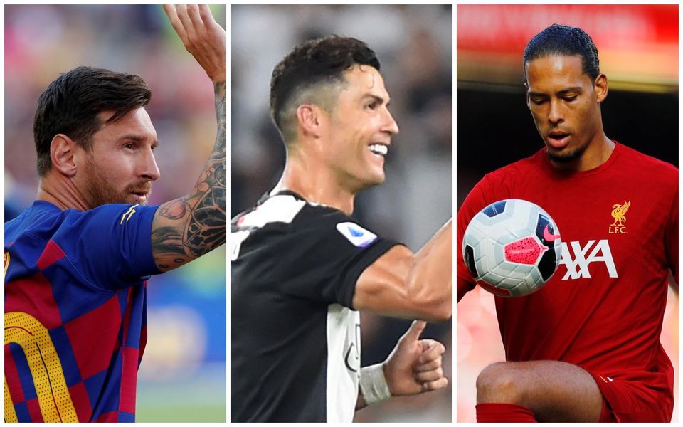 Lionel Messi, Cristiano Ronaldo, Virgil van Dijk