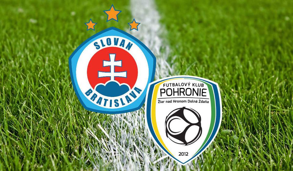 ŠK Slovan Bratislava - FK Pohronie Žiar nad Hronom/Dolná Ždaňa