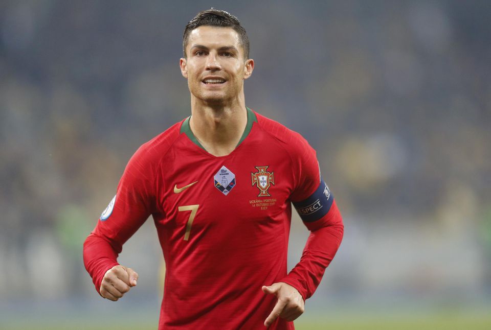 Cristiano Ronaldo v reprezentačnom drese Portugalska