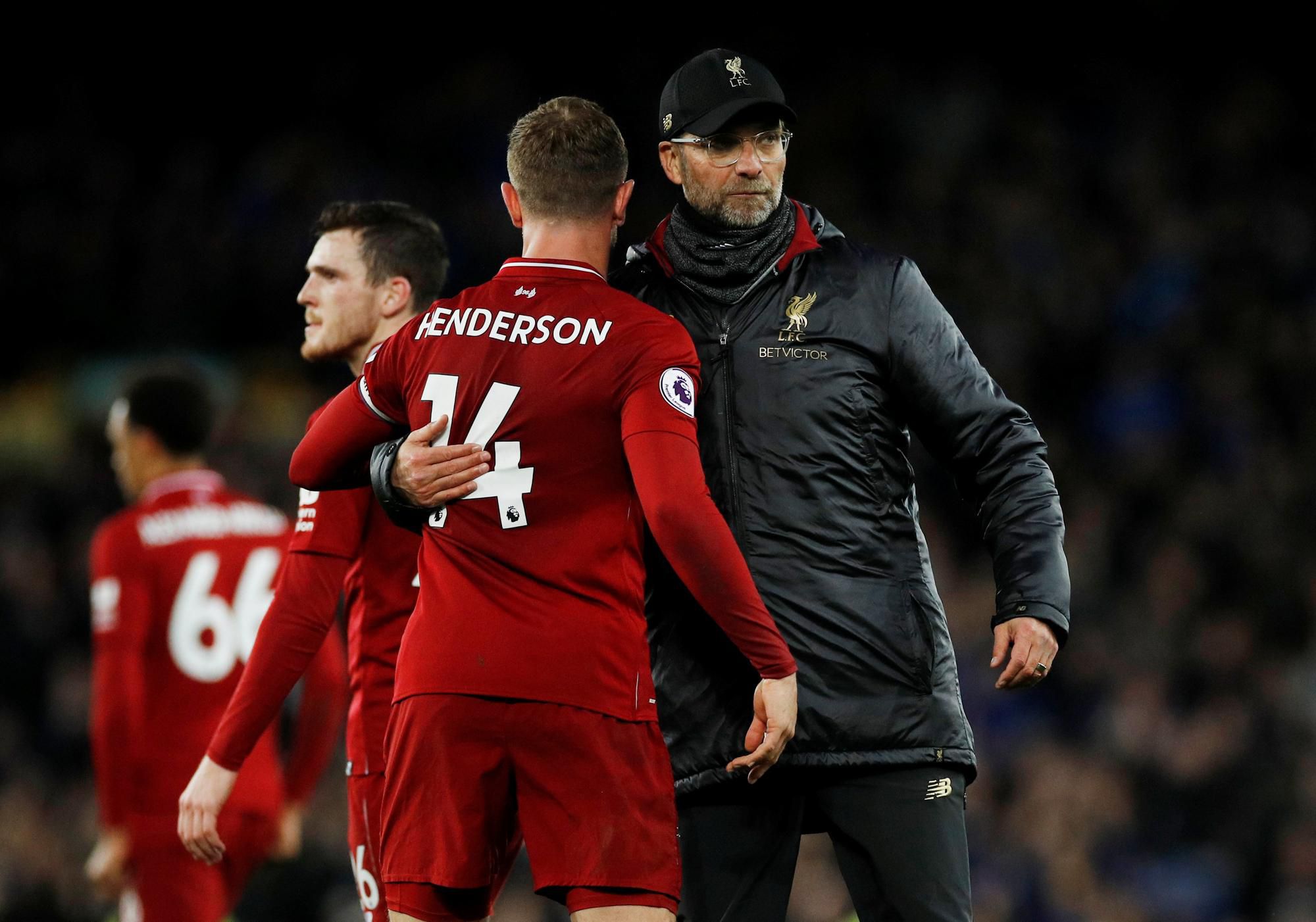 Jurgen Klopp a Jordan Henderson