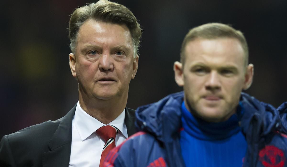 Louis van Gaal a Wayne Rooney počas spoločného pôsobenia v Manchestri United.