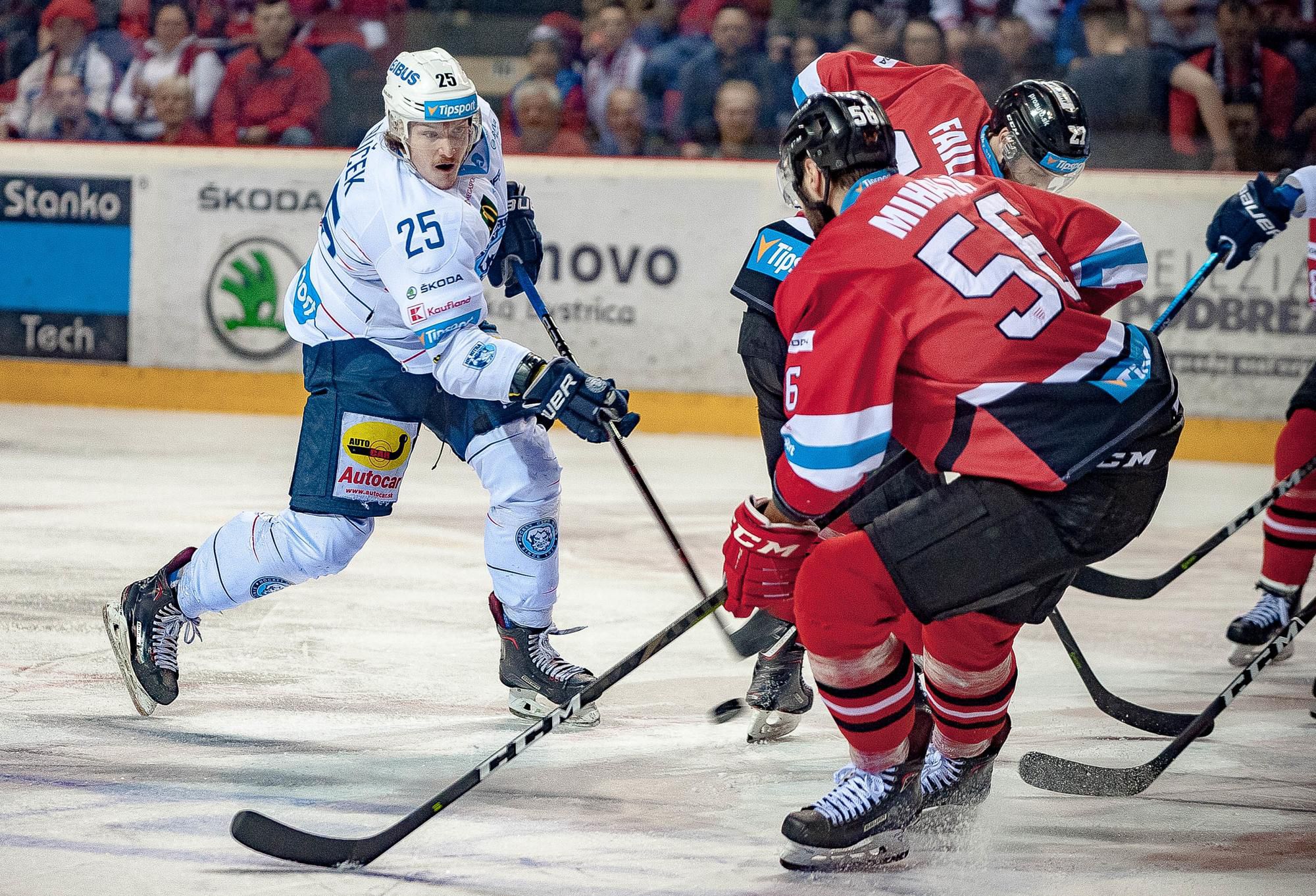 Samuel Buček (Nitra), Vladimír Mihálik, Éric Faille (obaja Banská Bystrica).