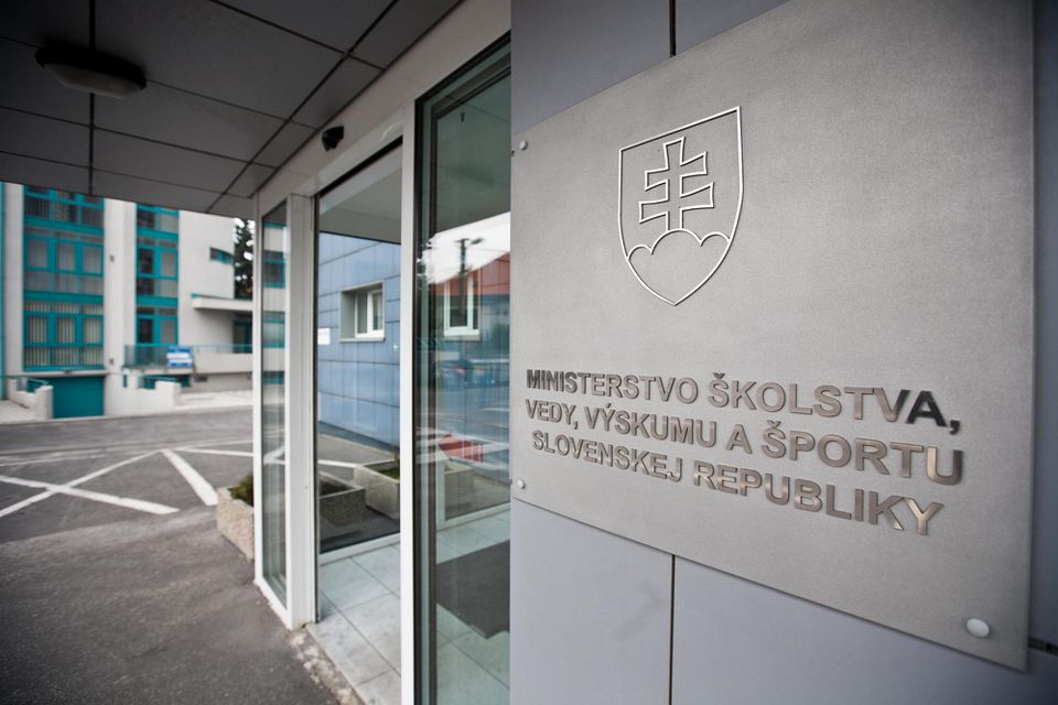Budova, kde sídli Ministerstvo školstva Slovenskej republiky.