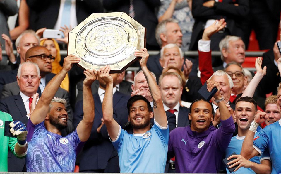 Manchester City s trofejou Community Shield