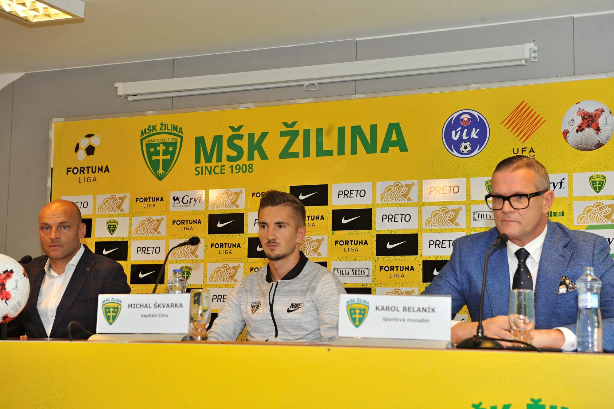 Adrián Guľa, Michal Škvarka a Karol Belaník