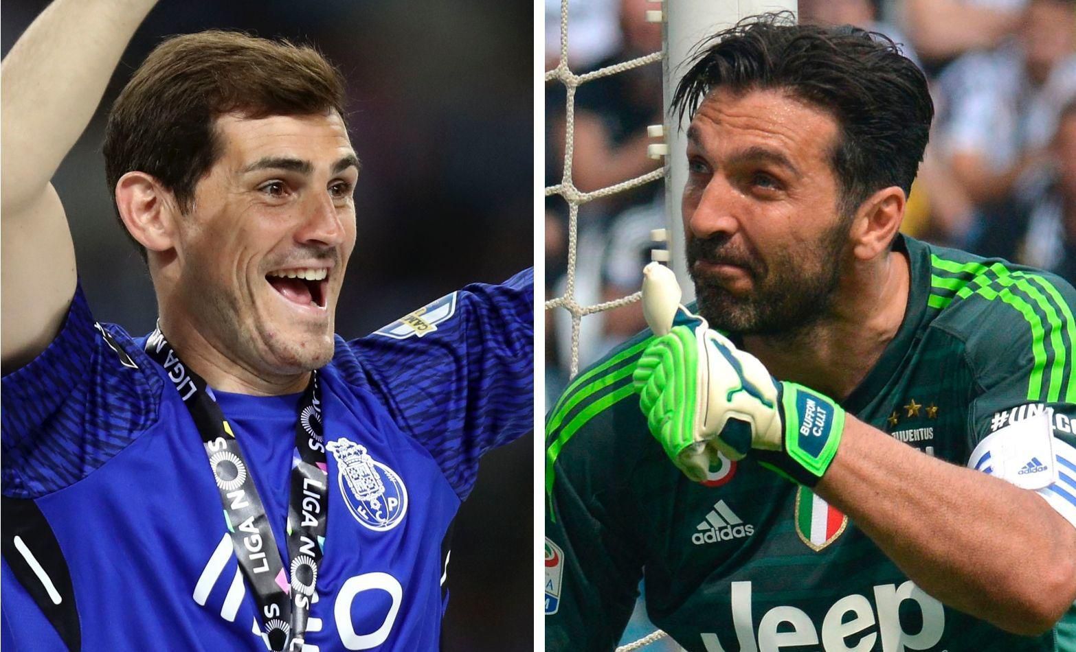 Iker Casillas a Gigi Buffon