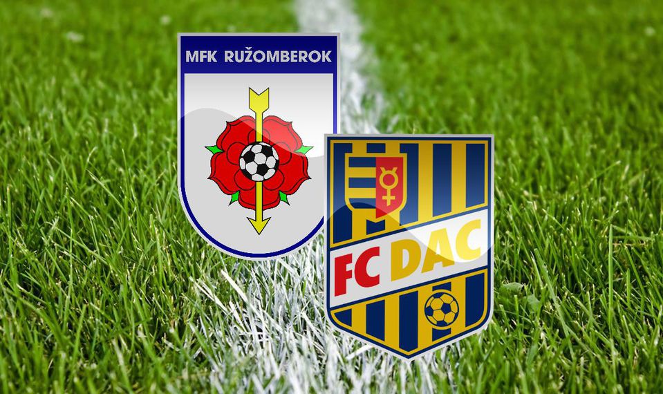 ONLINE: MFK Ružomberok - FC DAC Dunajská Streda
