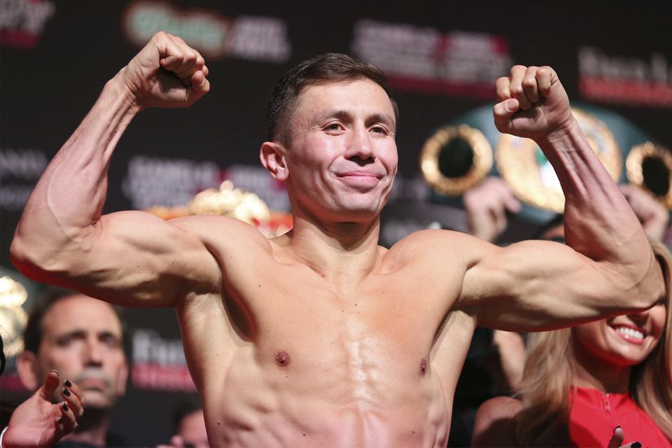 Kazašský profesionálny boxer Gennadij Golovkin.