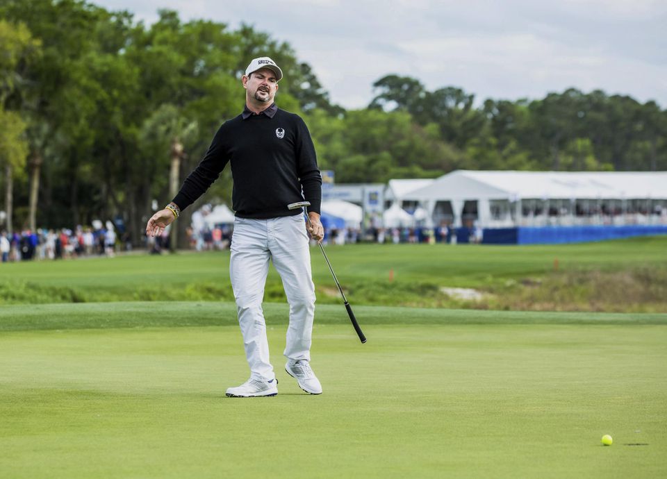 Slovenský reprezentant v golfe Rory Sabbatini počas turnaja PGA Tour RBC Heritage v Hilton Head Islande v Južnej Karolíne.