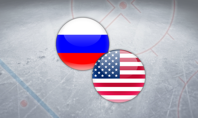 Rusko - USA (MS v hokeji 2019)