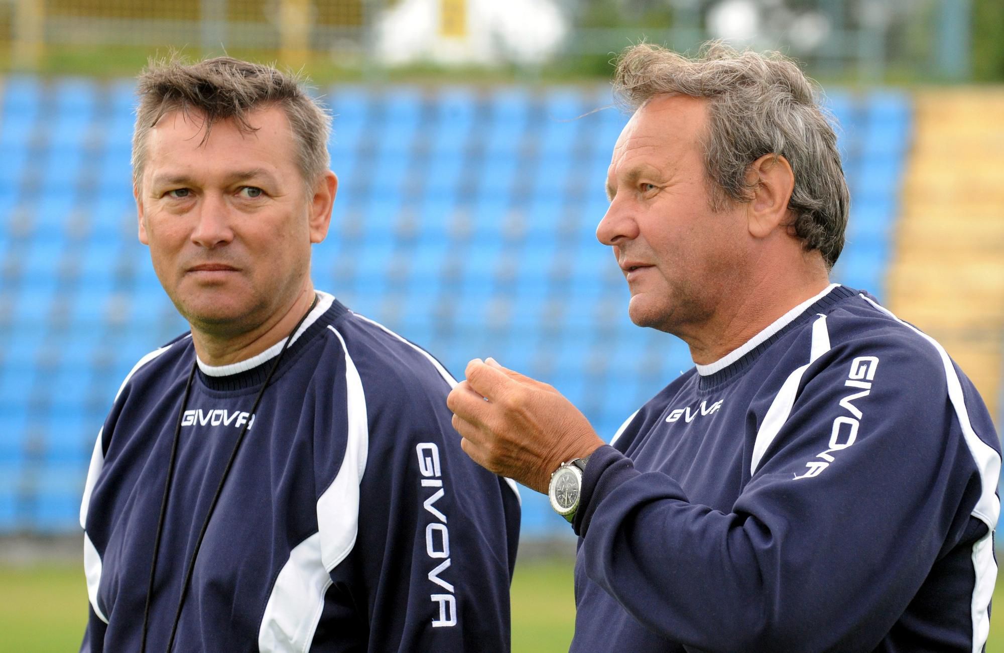 Ján Kozák (vpravo) a jeho asistent Jaroslav Galko.