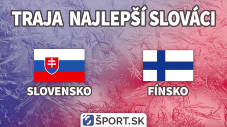 Vybrali sme troch najlepších Slovákov v zápase proti Fínsku