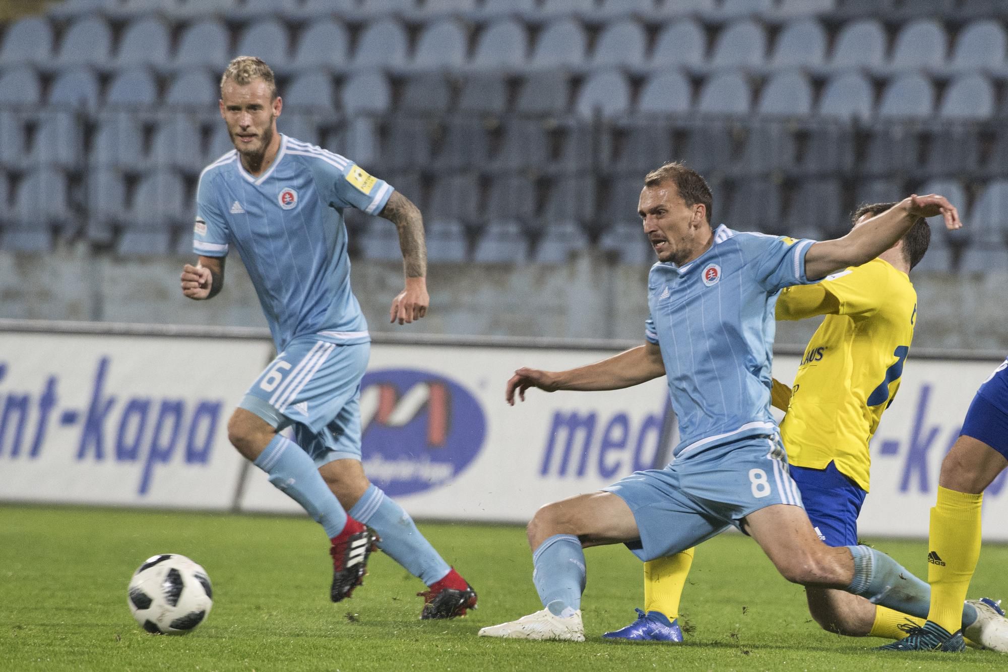 Joeri De Kamps, Marin Ljubičič (obaja Slovan) a Jozef-Šimon Turík (Michalovce).