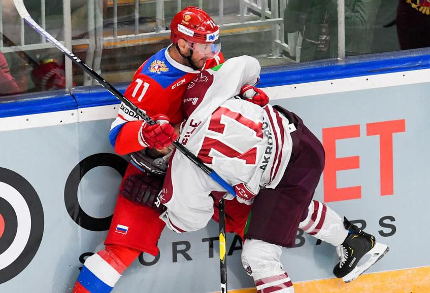 Iľja Kovaľčuk v prípravnom zápase Ruska proti Lotyšsku
