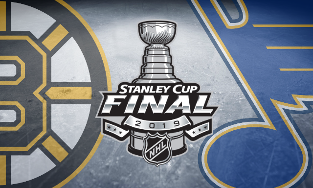 Boston Bruins - St. Louis Blues (finále Stanley Cupu 2019).
