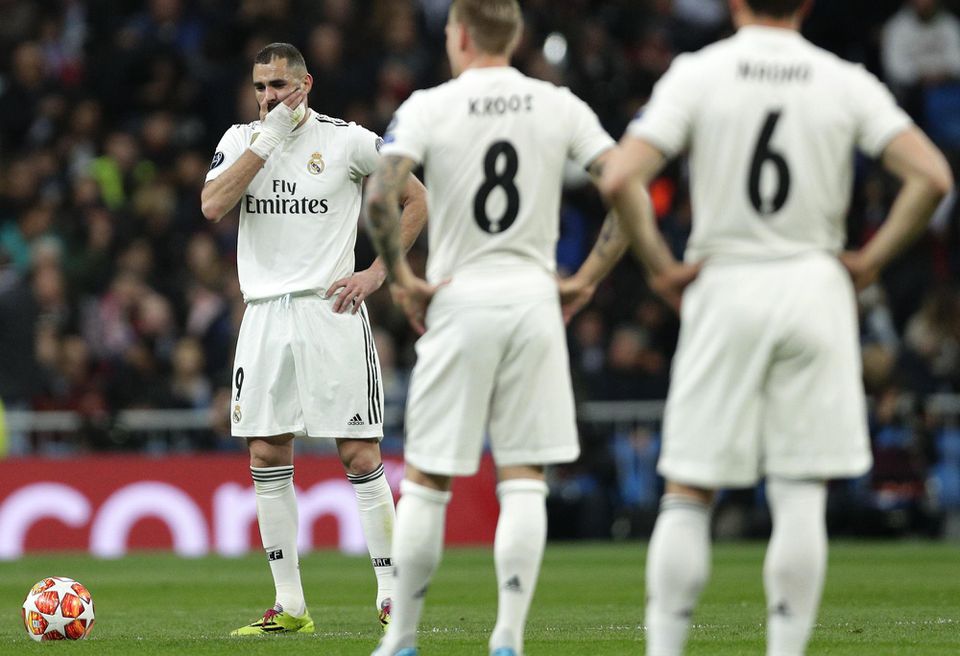 smútok hráčov Realu Madrid