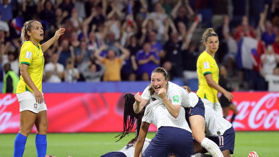 Francúzsko - Brazília v osemfinále MS žien vo futbale